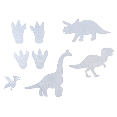 Дождевик «Динозаврики» со светоотражающими наклейками, рост 120-160 см