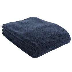 Полотенце банное темно-синего цвета из коллекции Essential, 70х140 см