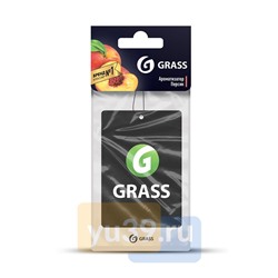 Картонный ароматизатор GRASS, персик