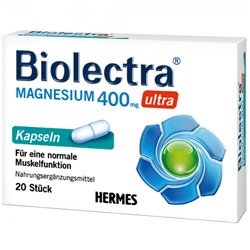 Biolectra (Биолектра) Magnesium 400 mg ultra Kapseln 20 шт