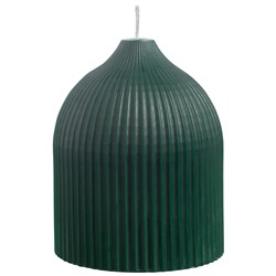 Свеча декоративная темно-зеленого цвета из коллекции Edge, 10,5см