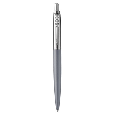 Ручка шариковая Parker Jotter XL K69 Matte Grey CT M, корпус из нержавеющей стали, синие чернила