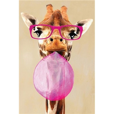 Картина по номерам 40х50 - Жираф в очках