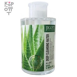 Jigott Aloe Deep Cleansing Water - Глубоко очищающая вода с экстрактом алоэ 530 мл.,