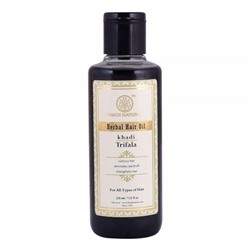 Khadi Trifala Herbal Hair Oil Lustrous Hair 210ml / Масло для Блеска Волос с Плодами Трифала 210мл