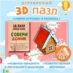 3D пазл "Юный гений: Собери домик"