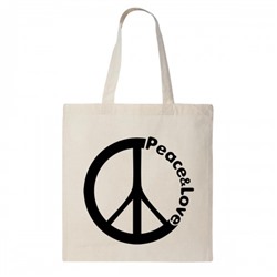 Сумка шоппер "Peace&Love"