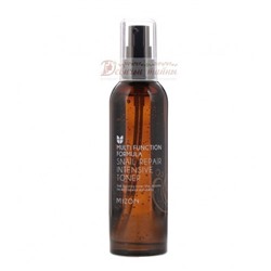 Тонер для лица восстанавливающий с муцином улитки Snail Repair Intensive toner, MIZON, 100 мл