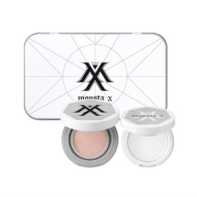 TONY MOLY X Monsta X Tone up Tin Тональная основа + Пудра (Набор)