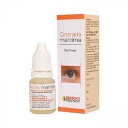 Капли для глаз Цинерария Маритима (10 мл), Cineraria Maritima Eye Drops, произв. Bakson