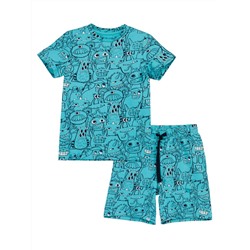 Пижама для мальчика PL 32312351 Голубой монстры