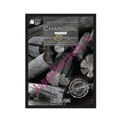 Тканевая маска для лица с экстрактом древесного угля Charcoal Natural Mask, LEBELAGE   23 мл