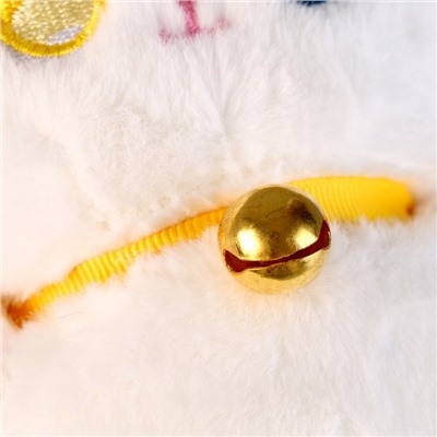 Мягкая игрушка «Котик», 12 см, цвет белый