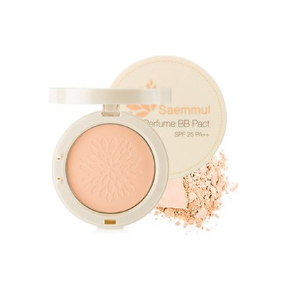 Пудра компактная ароматизированная Sammul Perfume BB Pact SPF25 PA++ (тон 21, Pink Beige), SAEM 20 г