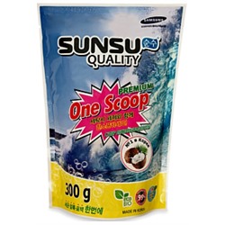 Универсальный пятновыводитель премиального класса One Scoop, Sunsu Quality 300 г (мягкая упаковка)