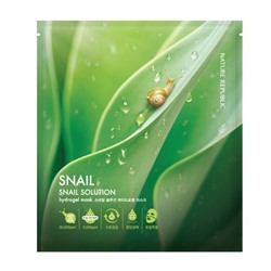 NATURE REPUBLIC Snail Solution Гидро-гелевая маска с муцином улитки
