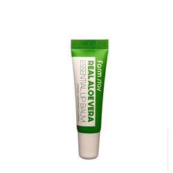 Бальзам для губ Real Aloe Vera Essential Lip Balm, FarmStay, 10 мл