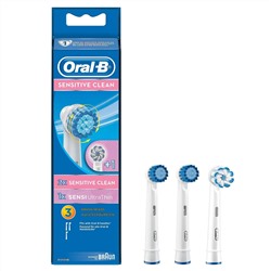 Насадки для электрических зубных щеток ORAL-B Sensitive Clean/ Sensi UltraThin (3 шт)