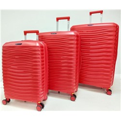 Набор из 3-х чемоданов с расширением 11184 Красный