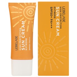 Крем для лица и тела солнцезащитный с высоким фактором защиты HIGH PROTECTION EXTREME SUN CREAM, LEBELAGE, 30 мл