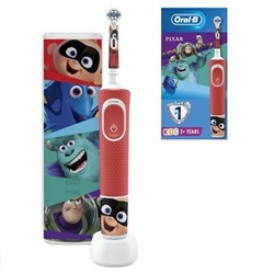 Электрическая зубная щетка Oral-B Vitality Kids Pixar с футляром (с 3 лет)