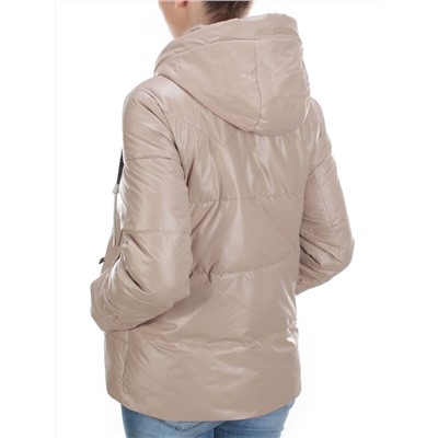 8261 BEIGE Куртка демисезонная женская BAOFANI (100 гр. синтепон) размер 50/52 российский