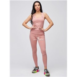Женский всесезонный костюм для фитнеса розового цвета 21106R
