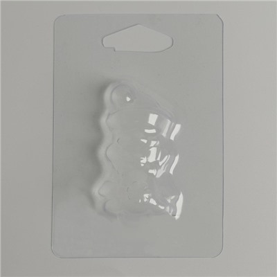 Пластиковая форма для мыла «Дед Мороз» 4.5х6.5 см