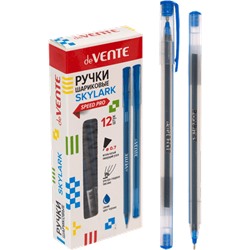 Ручка шариковая масляная "deVENTE. Skylark" Speed Pro 0,7мм игольч синяя 5073220/12/Китай