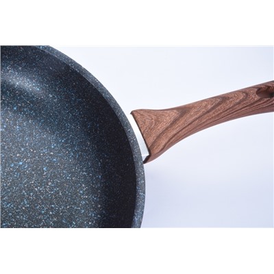 Сковорода 240мм с ручкой, АП линия "Granit Ultra Induction" (Blue) сгги240а