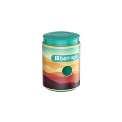 Точилка пластиковая Berlingo "Scenic", с контейнером, 1 отверстие