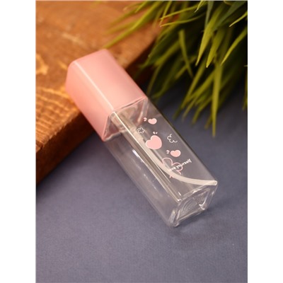 Дорожная бутылочка "Fine heart", pink (50 ml)