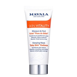 Ночная Маска для сияния кожи Skin Vitality Sleeping Mask Baby Skin Radiance, Mavala 65 мл