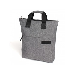 Рюкзак Rise-м-395,  с двумя ручками,  1отд+отд.для ноутбука,  1внеш карм,  темно-серый 235468