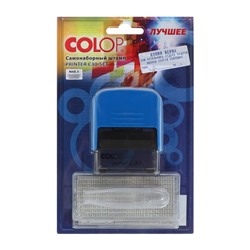 Штамп автоматический самонаборный COLOP Printer С30-SET Compact, 5 строк, 2 кассы, синий