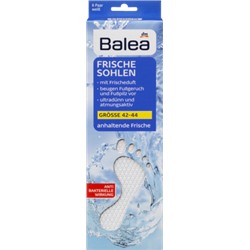 Balea (Балеа) Ультратонкие стельки - белые - Размер: 42 - 44, 8 Пара, 16 шт