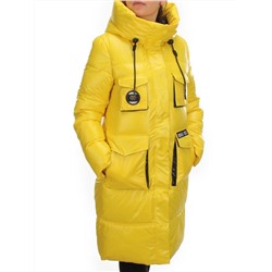 2187 YELLOW Куртка зимняя женская AIKESDFRS (200 гр. холлофайбера) размер L - 46/48 российский