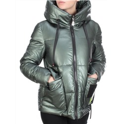 8068 GREEN Куртка демисезонная женская (130 гр. синтепон) размер L - 46 российский