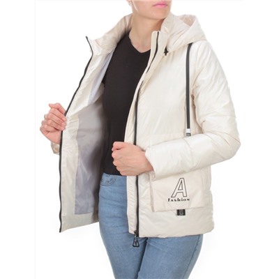 8266 MILK Куртка демисезонная женская BAOFANI (100 гр. синтепон) размер 42