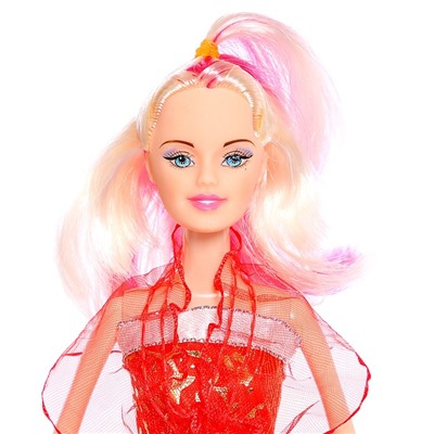 Кукла-модель «Лида» с набором платьев, МИКС