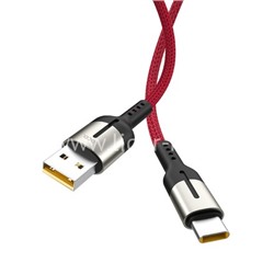 USB кабель для USB Type-C 1.2м HOCO U68 (красный)
