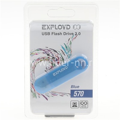 USB Flash 8GB Exployd (570) синий