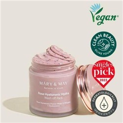 Mary&May Rose Hyaluronic Hydra Wash off Pack 125г