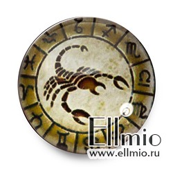Кнопка Noosa знак Зодиака «Скорпион»