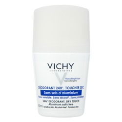 Дезодорант-шарик 24 часа для чувствительной кожи Vichy Deodorant 24h 50 мл