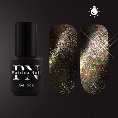 Patrisa Nail, Гель-лак Wild Night Flash Magnetic (горький шоколад), 3,5 мл