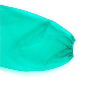 Дождевик детский со светоотражающими элементами, цвет зелёный (120-160 см)