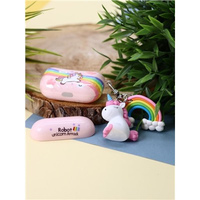 Чехол для AirPods Pro "Rainbow unicorn