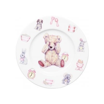 Тарелка 20см Тедди Тайм для девочки - детская посуда эргономичной формы от Roy Kirkham в Москве