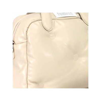 Сумка женская искусственная кожа VNY-833,   (подушка) 1отд+плеч/рем,  молочный SALE 234482